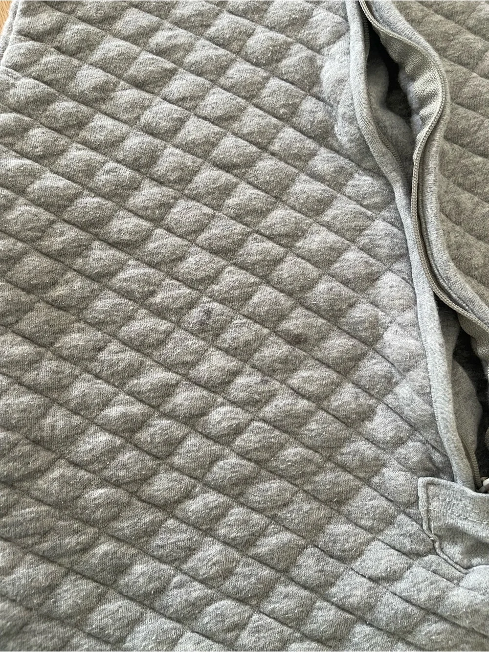 Halo Quilted Gray Sleep Sack Baby Pajama